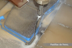 waterjet pastilla de frenos